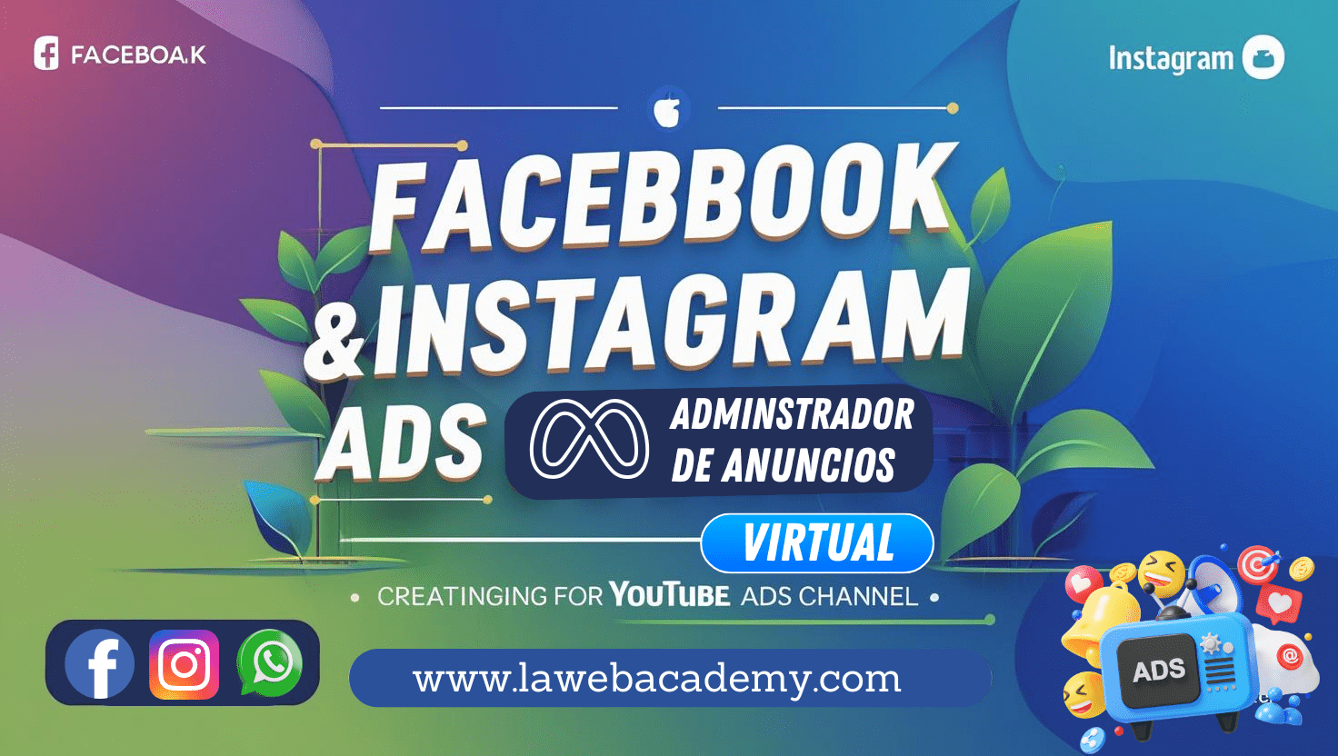 Curso virtual de Facebook ads e Instagram ads