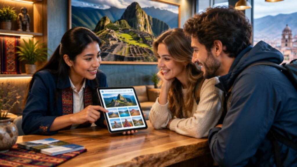 Página web para agencia de turismo en Cusco con reservas online